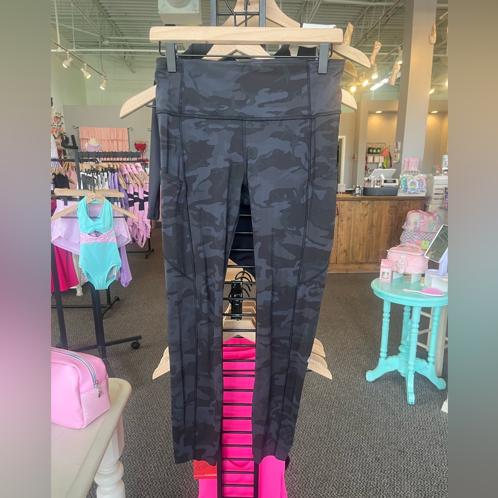 Lululemon Blue & Gray Camo Fast & Free Legging - 25”